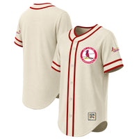 St. Louis Cardinals Natural Throwback Fashion Jersey