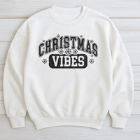 Varsity Snowflake Crewneck, Christmas Vibes Sweatshirt, Comfy Holiday Graphic Sweatshirt, Winter Aesthetic Pullover, Xmas Present Sweatshirt