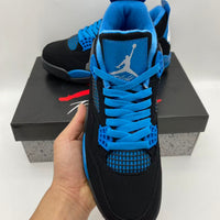Mid Top Sneakers, Blue Colorway, Lace Up Design, Casual Gift for Sneaker Fans