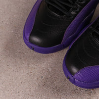 High Top Sneakers, Black Purple Colorway, Lace Up Design, Casual Gift for Sneaker Fans