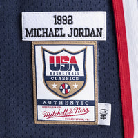 USA Basketball Authentic Jersey Michael Jordan 1992 Navy