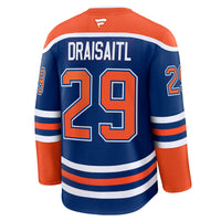 Edmonton Oilers Leon Draisaitl Royal Home Premium Jersey