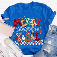 Southern Holiday Graphic Tee, Merry Christmas Y'all T-Shirt, Retro Country Xmas Shirt, Humorous Christmas Party T-Shirt, Winter Holiday Present