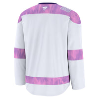 Philadelphia Flyers White 2024 Hockey Fights Cancer Practice Jersey