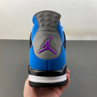 Mid Top Sneakers, Blue Black Colorway, Lace Up Design, Casual Gift for Sneaker Fans