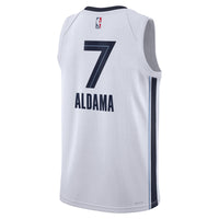 Memphis Grizzlies Association Edition Swingman Jersey - White - Santi Aldama