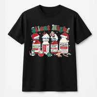 Humorous ICU Nurse Christmas T-Shirt, Silent Night Medical Christmas T-Shirt, Healthcare Worker Holiday Tee, Doctor RN Christmas T-Shirt