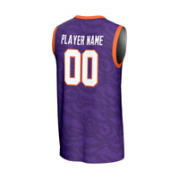Clemson Tigers NIL Pick-A-Player Basketball Lightweight Jersey - Purple