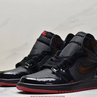 Sneakers, Black Red Colorway, Lace Up Design, Casual Gift for Sneaker Fans