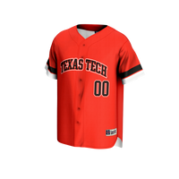 Texas Tech Red Raiders NIL Pick-A-Player Baseball Lightweight Jersey - Red