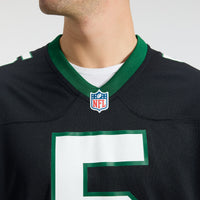 New York Jets Garrett Wilson Legacy Black Alternate Game Jersey