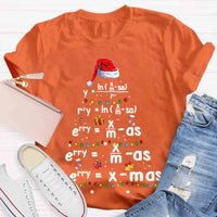 Humorous Science Math Holiday Shirt, Geometry Math Teacher Christmas T-Shirt, Pi Tree Graphic Tee, STEM Educator Xmas Season Present