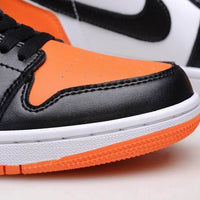 Sneakers, Orange White Colorway, Lace Up Design, Casual Gift for Sneaker Fans