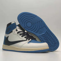 Sneakers, Cream Blue Colorway, Reverse Hook Design, Lace Up Design, Casual Gift for Sneaker Fans