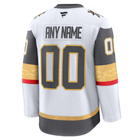 Vegas Golden Knights White Away Premium Custom Jersey