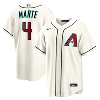 Arizona Diamondbacks Ketel Marte Cream Home Replica Jersey
