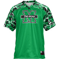 Marshall Thundering Herd Football Jersey - Kelly Green