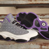 Sneakers, Gray Cream Colorway, Lace Up Design, Casual Gift for Sneaker Fans