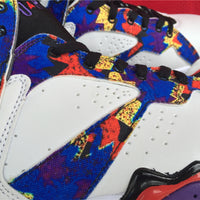 Sneakers, White Multicolor Colorway, Lace Up Design, Casual Gift for Sneaker Fans