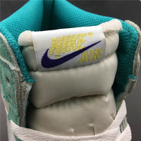 Sneakers, Lake Green White Colorway, Lace Up Design, Casual Gift for Sneaker Fans