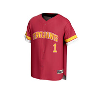#1 USC Trojans Collegiate Baseball Fashion Jersey - Cardinal