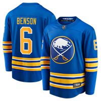Buffalo Sabres Zach Benson Royal Home Breakaway Jersey