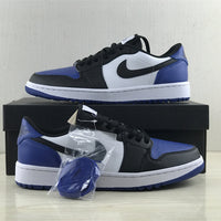 Low Top Golf Shoes, Blue Black White Colorway, Lace Up Design, Casual Gift for Shoe Lovers