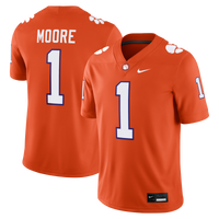 T.J. Moore Clemson Tigers Game Football Jersey - Orange