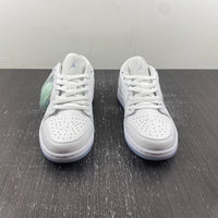 Low Top Sneakers, White Silver Colorway, Lace Up Design, Casual Gift for Sneaker Fans