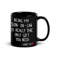 Sarcastic Only Present You Need Mug, Humorous Son-In-Law Coffee Mug, Humorous Ceramic Family Gag Mug, Mother-In-Law Joke Cup, Christmas Present