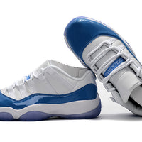 Low Top Sneakers, Blue Colorway, Lace Up Design, Casual Gift for Sneaker Fans