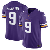 Minnesota Vikings J.J. McCarthy Purple Team Stitched Limited Jersey