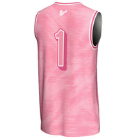#1 South Florida Bulls Lightweight Basketball Fashion Jersey - Pink