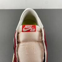 Low Top Sneakers, Red Black Beige Colorway, Lace Up Design, Casual Gift for Sneaker Fans