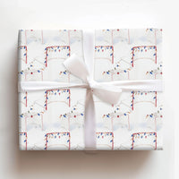 Watercolor Net Gift Wrap, Hockey Goal Christmas Wrapping Paper, Ice Hockey Lights Christmas Wrapping Paper, Sports Gift Wrap Roll