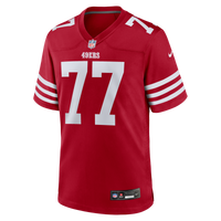 San Francisco 49ers Dominick Puni Scarlet Team Game Jersey
