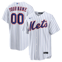 New York Mets White Home Replica Custom Jersey