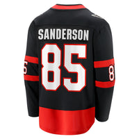 Ottawa Senators Jake Sanderson Black Home Breakaway Jersey