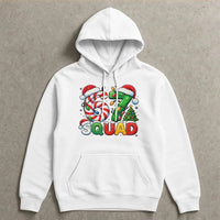Candy Cane Number Graphic Hoodie, 67 Squad Christmas Hoodie, Matching Family Holiday Hoodie, Festive Winter Group Sweatshirt Present