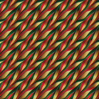 Elegant Wave Gift Wrap, Red Green Gold Christmas Wrapping Paper, Abstract Holiday Paper, Christmas Present Wrapping Paper Roll