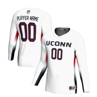 UConn Huskies NIL Lightweight Volleyball Jersey - White