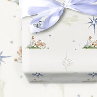 Star of Bethlehem Gift Wrap, Good Shepherd Wrapping Paper, Religious Christmas Wrapping Paper, Christian Holiday Wrapping Paper