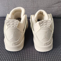 Retro Mid Top Sneakers, Off White Colorway, Canvas Footwear, Lace Up Design, Casual Gift for Sneaker Fans
