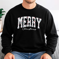 Varsity Christmas Tree Sweatshirt, Merry Christmas Sweatshirt, Retro Holiday Season Crewneck, Festive Xmas Graphic Pullover Sweatshirt