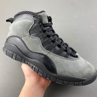 Retro Low Top Sneakers, Carbon Gray Black Colorway, Leather Footwear, Lace Up Design, Casual Gift for Sneaker Fans