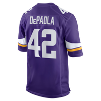 Minnesota Vikings Andrew DePaola Purple Game Jersey