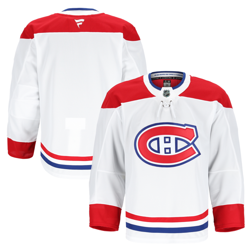 Montreal Canadiens White Away Authentic Pro Jersey