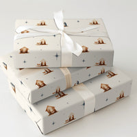 Holy Family Holiday Gift Wrap, Nativity Christmas Wrapping Paper, Watercolor Manger Wrapping Paper, Religious Christian Gift Wrapping Paper