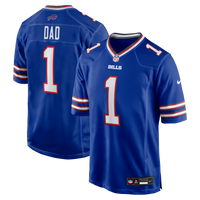 Buffalo Bills Number 1 Dad Royal Game Jersey
