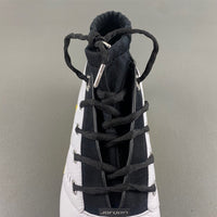 Low Top Sneakers, White Black Yellow Colorway, Lace Up Design, Casual Gift for Sneaker Fans
